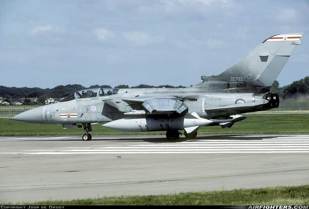 UK - Air Force Panavia Tornado F3 ZE785 at Coningsby (EGXC), UK