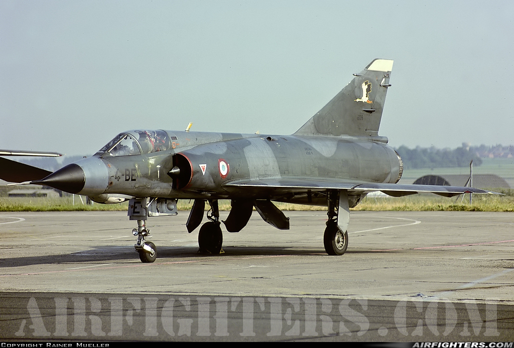 France - Air Force Dassault Mirage IIIE 609 at Cambrai - Epinoy (LFQI), France