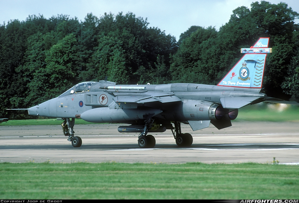 UK - Air Force Sepecat Jaguar GR3A XZ112 at Coltishall (CLF / EGYC), UK