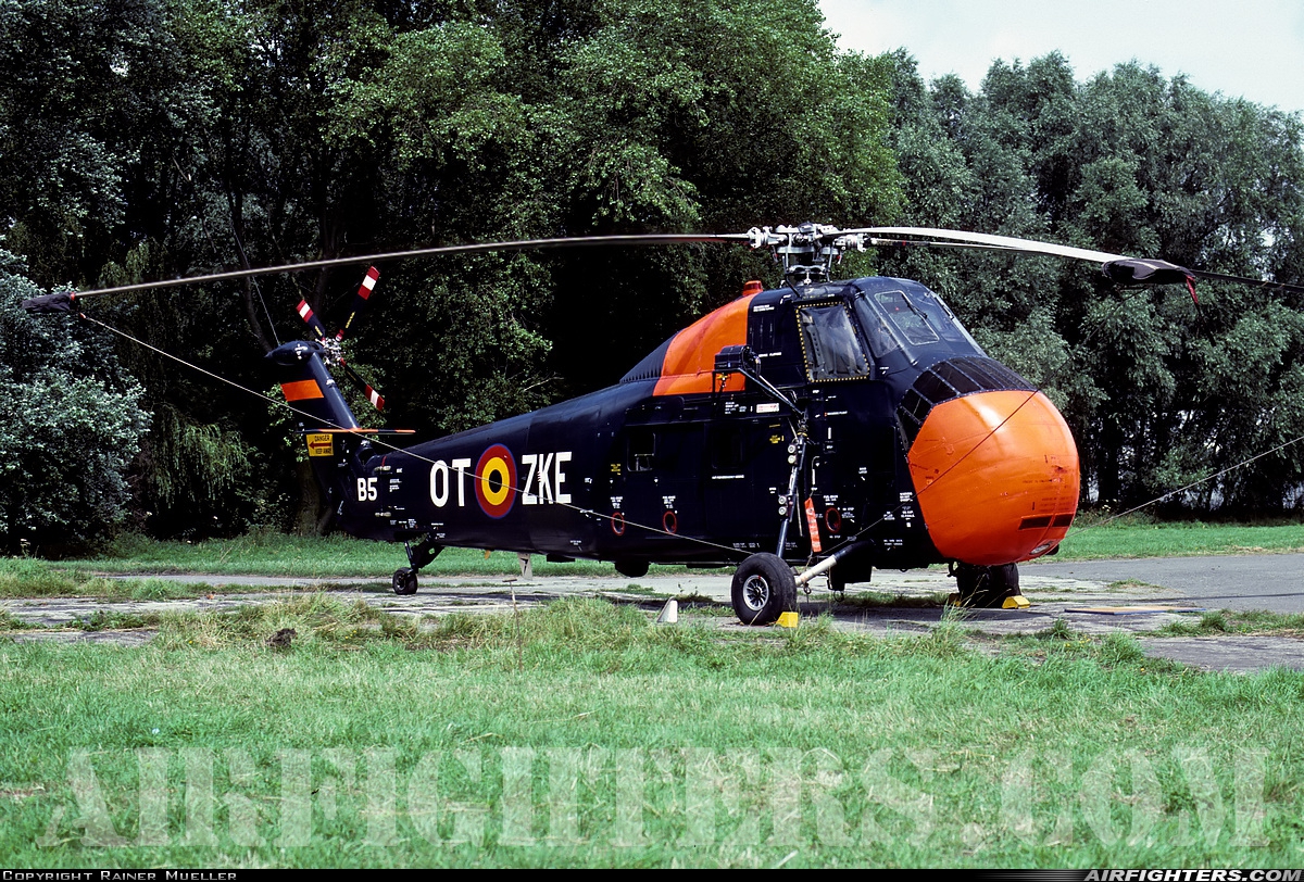 Belgium - Air Force Sikorsky HSS-1 Seabat (S-58C) B5 at Koksijde (EBFN), Belgium