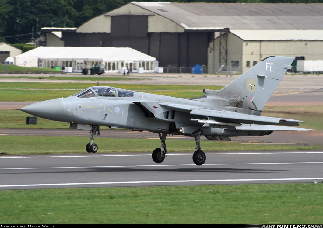 UK - Air Force Panavia Tornado F3 ZE158 at Fairford (FFD / EGVA), UK