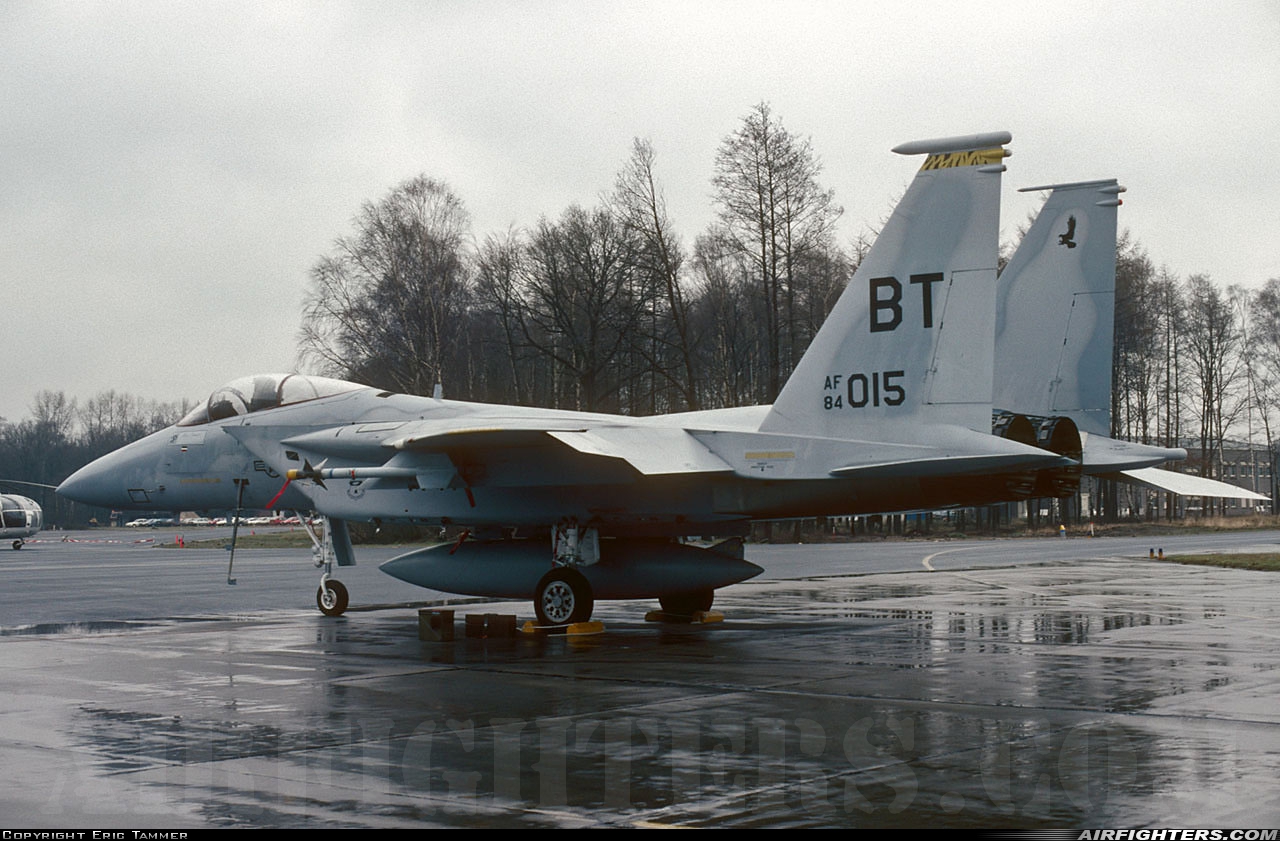 USA - Air Force McDonnell Douglas F-15C Eagle 84-0015 at Enschede - Twenthe (ENS / EHTW), Netherlands