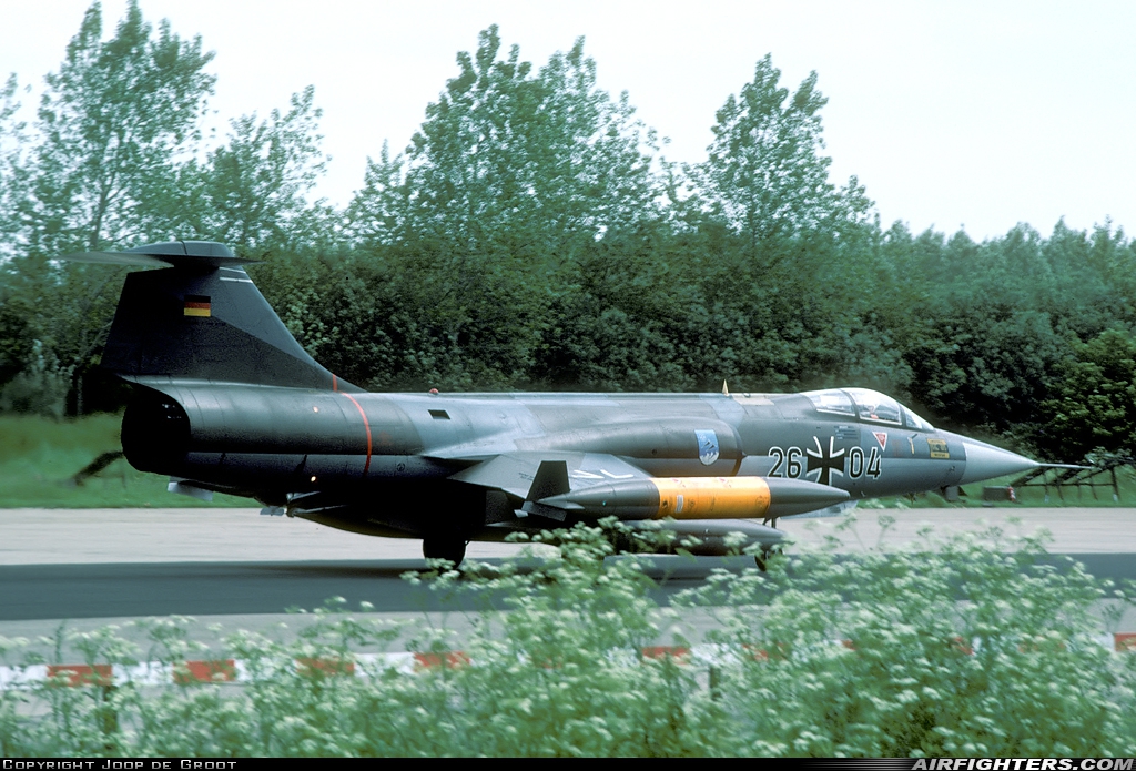 Germany - Air Force Lockheed F-104G Starfighter 26+04 at Leeuwarden (LWR / EHLW), Netherlands