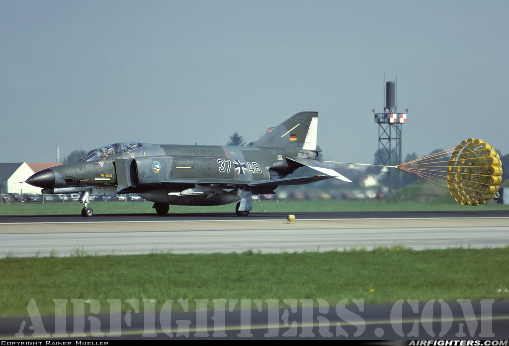 Germany - Air Force McDonnell Douglas F-4F Phantom II 37+48 at Neuburg - Zell (ETSN), Germany