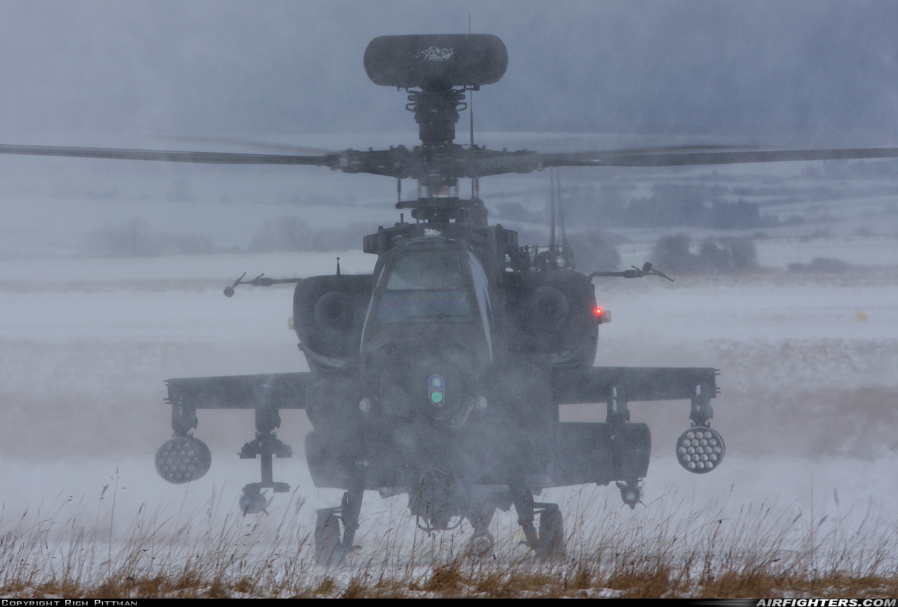 UK - Army Westland Apache AH1 (WAH-64D) ZJ213 at Off-Airport - Salisbury Plain, UK