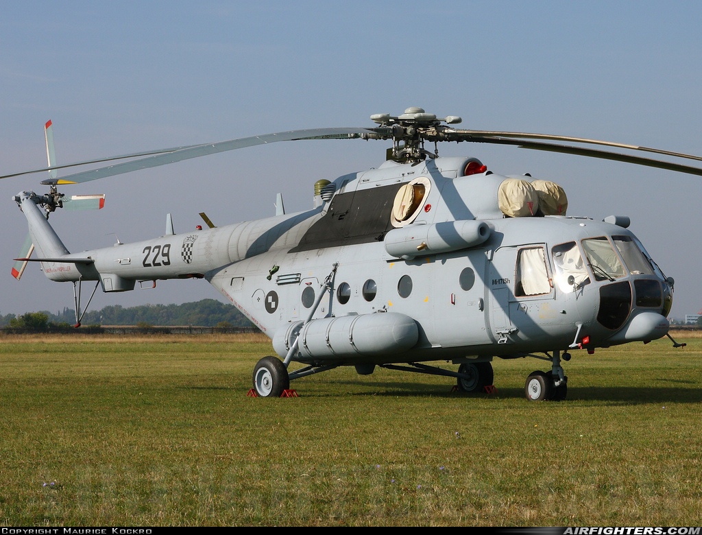 Croatia - Air Force Mil Mi-171Sh 229 at Brno - Turany (BRQ / LKTB), Czech Republic