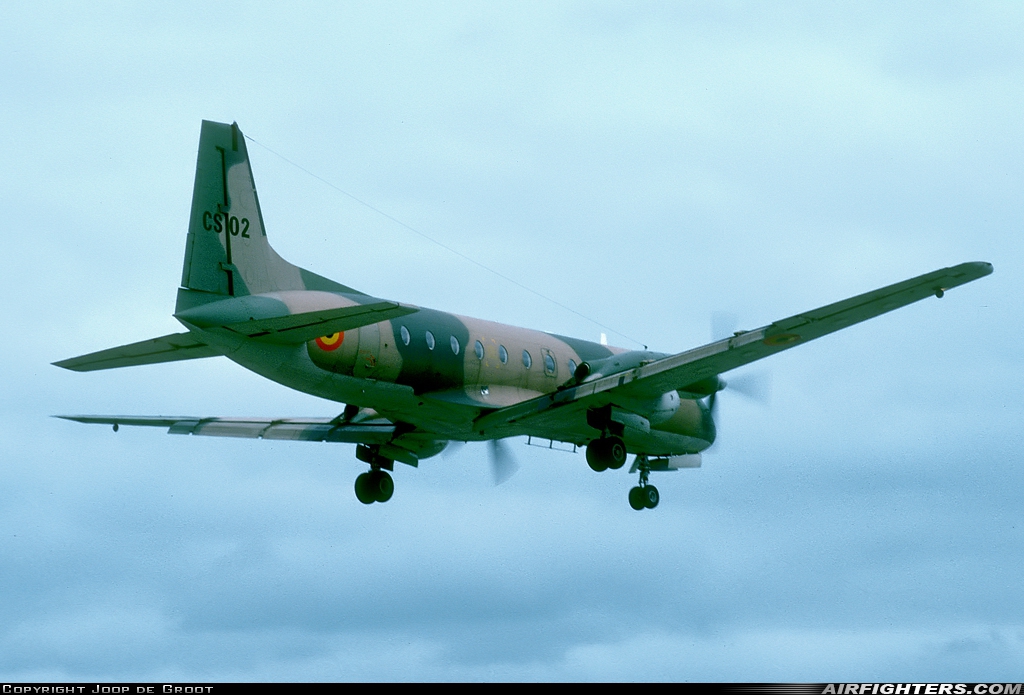 Belgium - Air Force Hawker Siddeley HS-748 Srs2A/285LFD Andover CS02 at Leeuwarden (LWR / EHLW), Netherlands