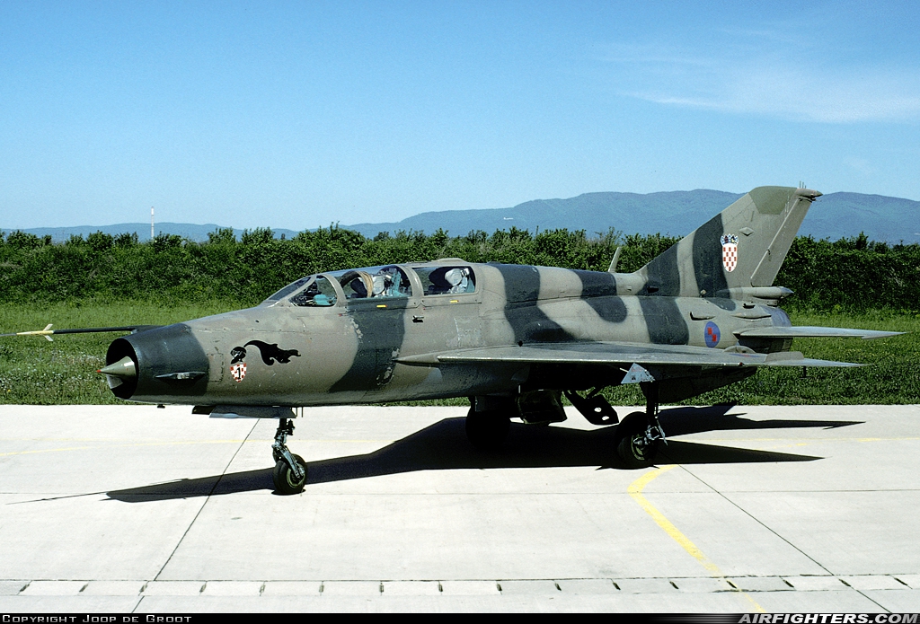 Croatia - Air Force Mikoyan-Gurevich MiG-21bis 160 at Zagreb - Pleso (ZAG / LDZA), Croatia