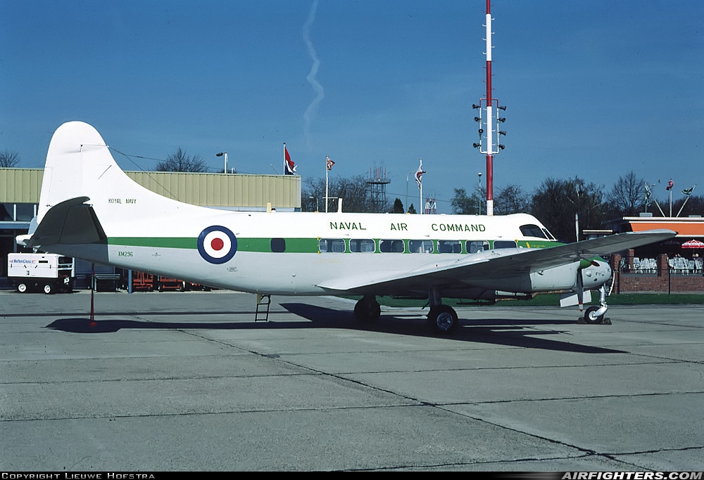 UK - Navy De Havilland DH-114 Sea Heron C.1 XM296 at Groningen - Eelde (GRQ / EHGG), Netherlands