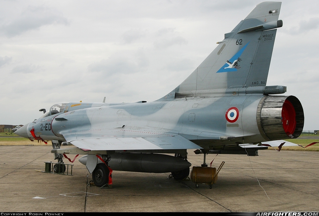 France - Air Force Dassault Mirage 2000-5F 62 at Waddington (WTN / EGXW), UK