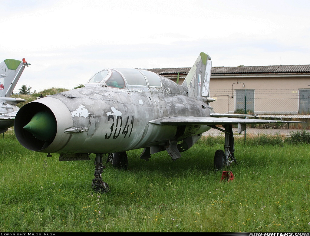 Slovakia - Air Force Mikoyan-Gurevich MiG-21UM 3041 at Piestany (PZY / LZPP), Slovakia