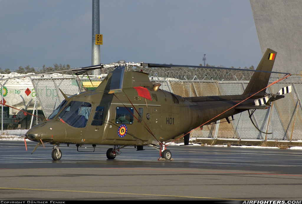 Belgium - Army Agusta A-109HO (A-109BA) H01 at Nuremberg (NUE / EDDN), Germany