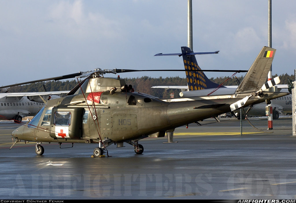 Belgium - Army Agusta A-109HO (A-109BA) H05 at Nuremberg (NUE / EDDN), Germany