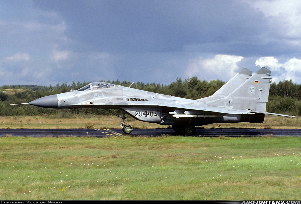 Germany - Air Force Mikoyan-Gurevich MiG-29 (9.12) 29+04 at Ronneby (RNB / ESDF), Sweden