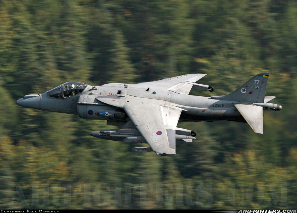 UK - Air Force British Aerospace Harrier GR.9 ZG506 at Off-Airport - Cumbria, UK