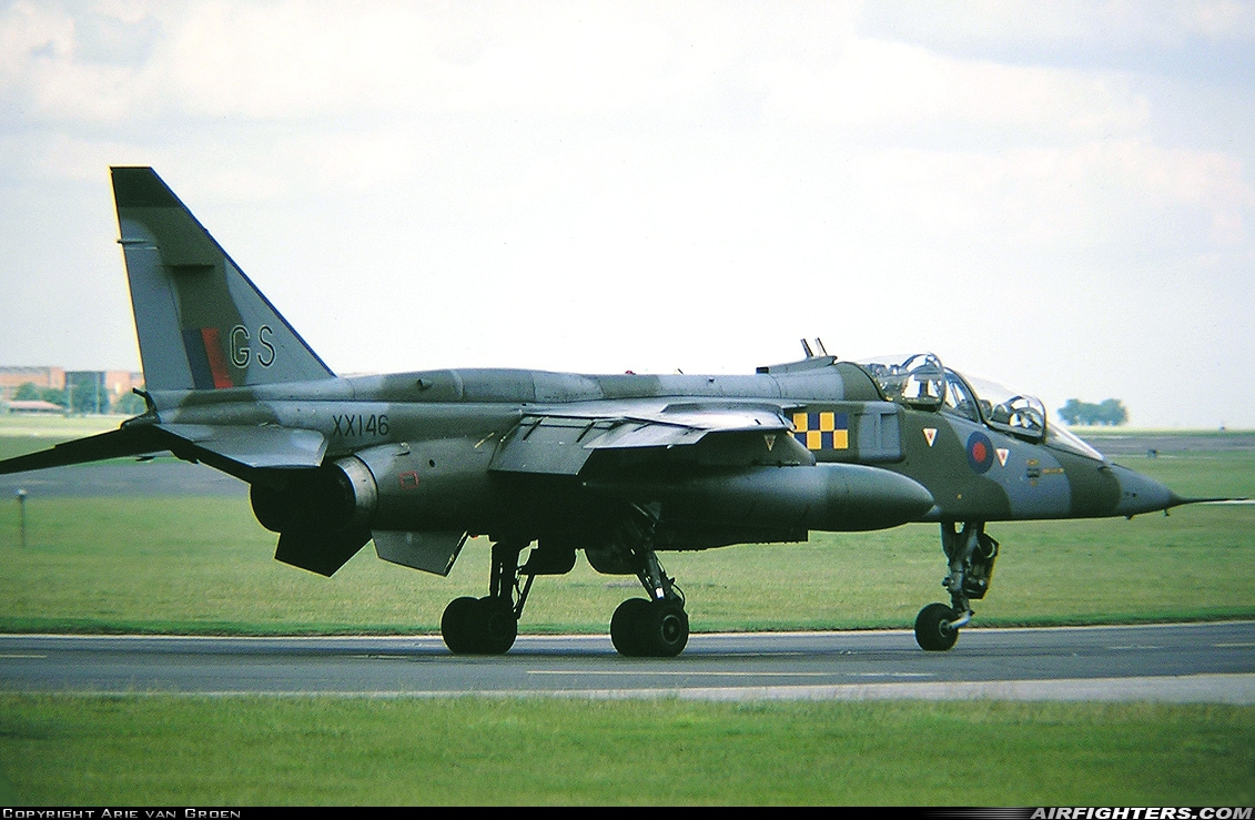 UK - Air Force Sepecat Jaguar T2A XX146 at Waddington (WTN / EGXW), UK