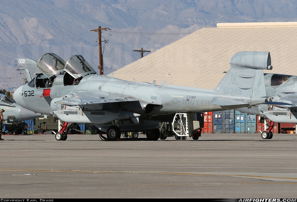 USA - Navy Grumman EA-6B Prowler (G-128) 161349 at Las Vegas - Nellis AFB (LSV / KLSV), USA