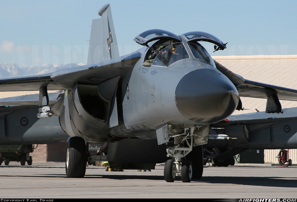Australia - Air Force General Dynamics F-111C Aardvark A8-129 at Las Vegas - Nellis AFB (LSV / KLSV), USA