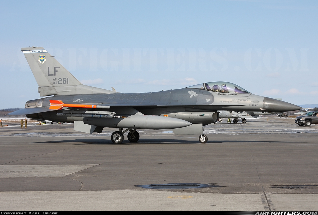 USA - Air Force General Dynamics F-16C Fighting Falcon 84-1281 at Fairbanks - Eielson AFB (EIL / PAEI), USA
