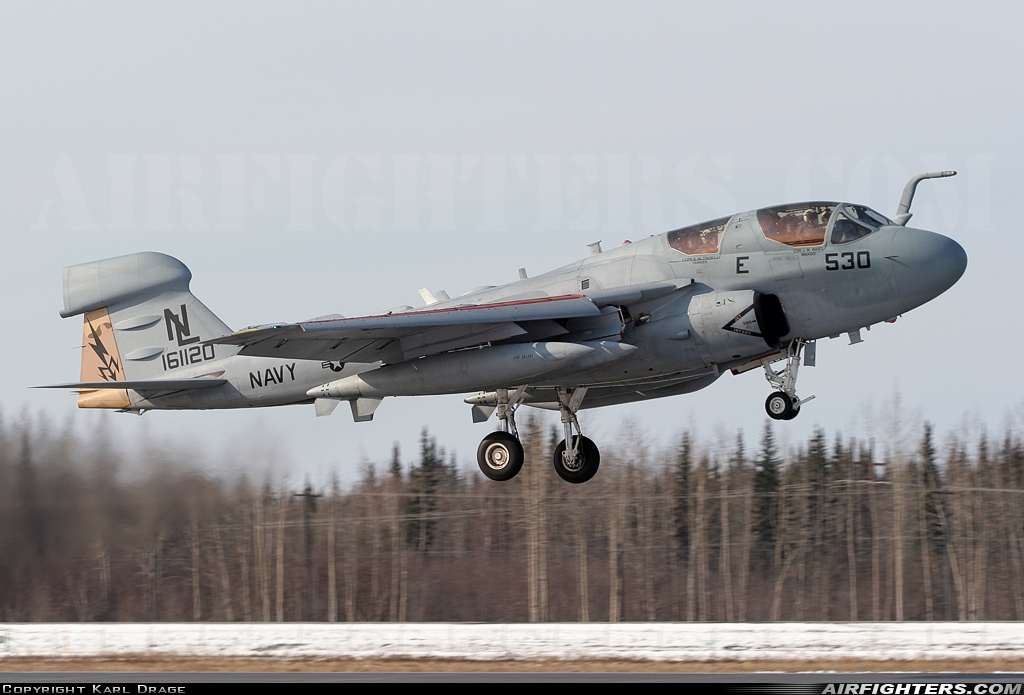 USA - Navy Grumman EA-6B Prowler (G-128) 161120 at Fairbanks - Eielson AFB (EIL / PAEI), USA