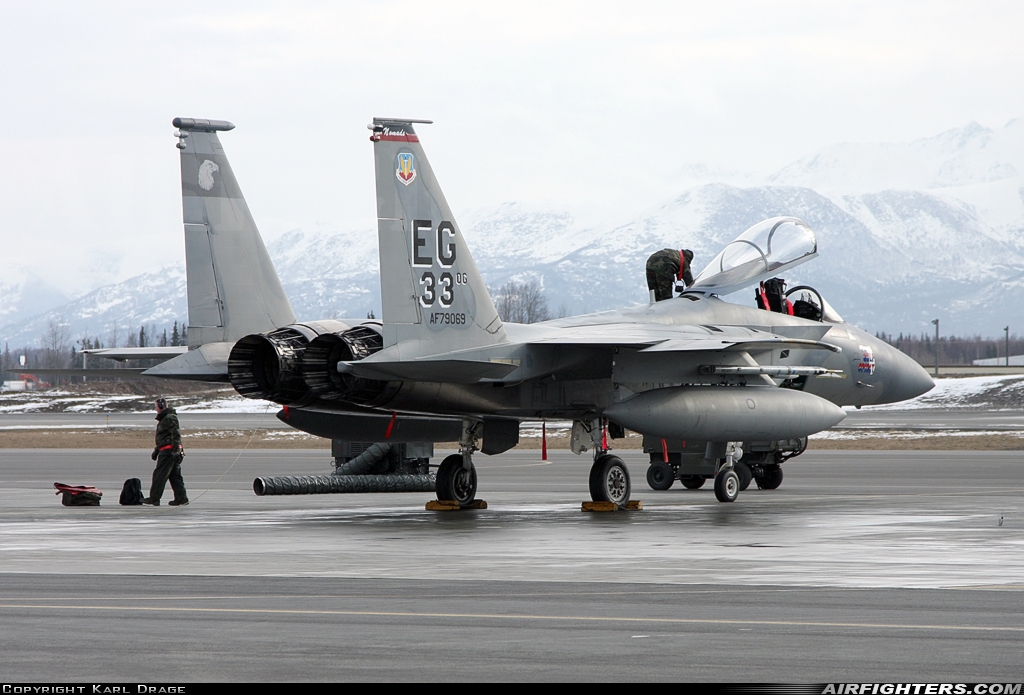 USA - Air Force McDonnell Douglas F-15C Eagle 79-0069 at Anchorage - Elmendorf AFB (EDF / PAED), USA