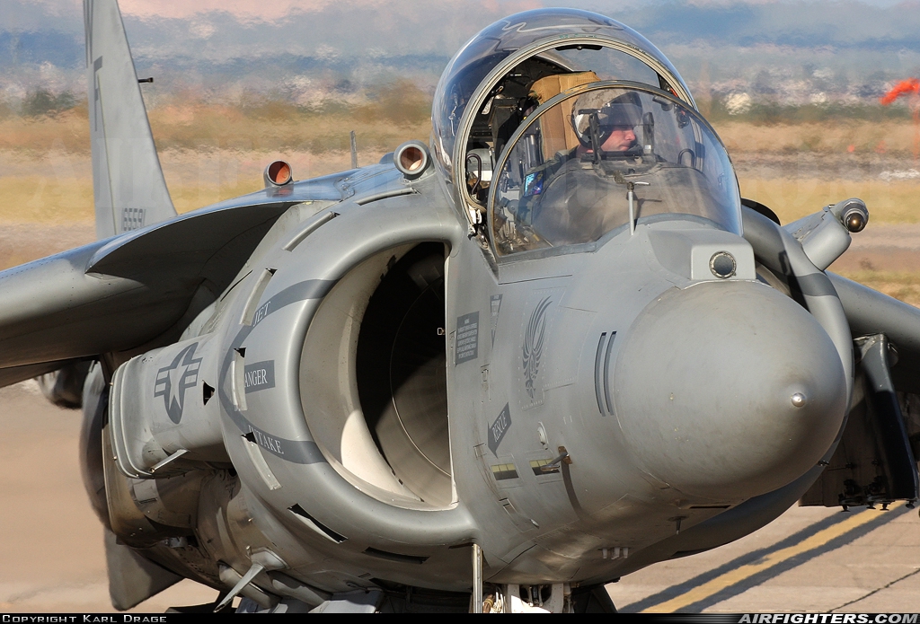 USA - Marines McDonnell Douglas AV-8B+ Harrier ll 165591 at Phoenix (Chandler) - Williams Gateway (AFB) (CHD / IWA / KIWA), USA