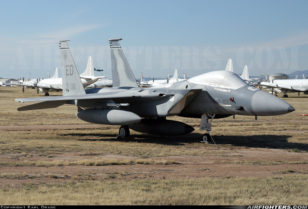 USA - Air Force McDonnell Douglas F-15A Eagle 76-0116 at Tucson - Davis-Monthan AFB (DMA / KDMA), USA