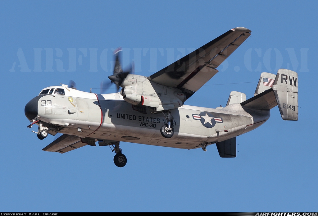 USA - Navy Grumman C-2A Greyhound 162149 at Tucson - Davis-Monthan AFB (DMA / KDMA), USA
