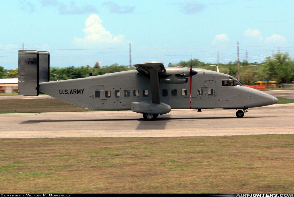 USA - Army Short C-23C Sherpa 93-01324 at Ponce - Mercedita Airport (PSE / TJPS), Puerto Rico
