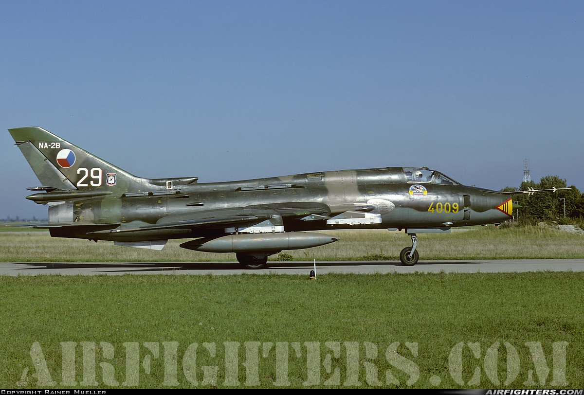 Czechoslovakia - Air Force Sukhoi Su-17M4 Fitter-K 4009 at Bremgarten (EDTG), Germany