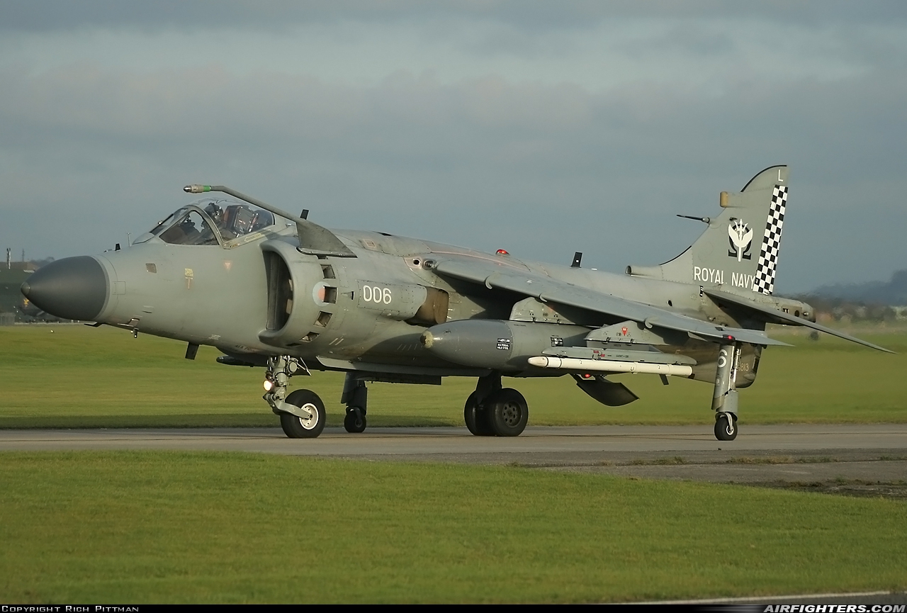 UK - Navy British Aerospace Sea Harrier FA.2 ZH813 at Yeovilton (YEO / EGDY), UK