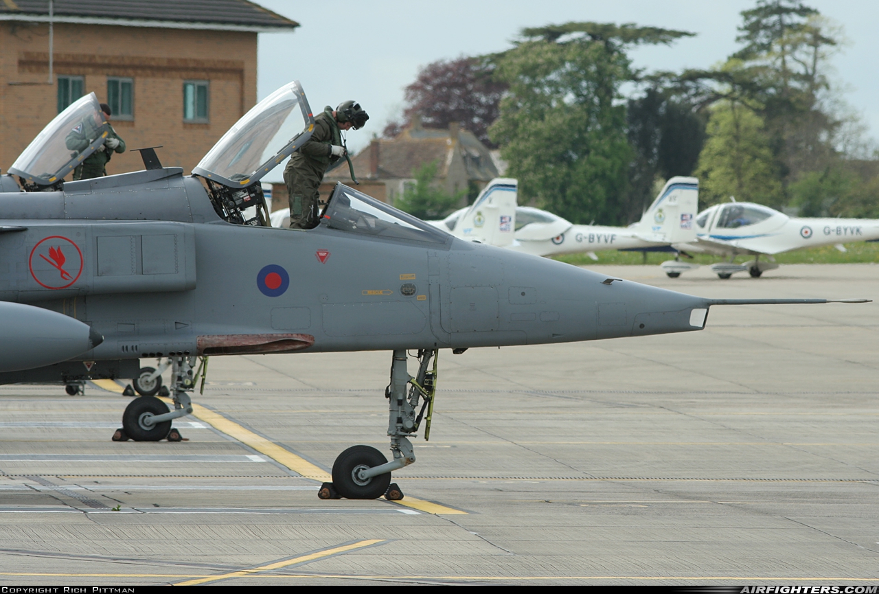 UK - Air Force Sepecat Jaguar GR3A XZ103 at Yeovilton (YEO / EGDY), UK