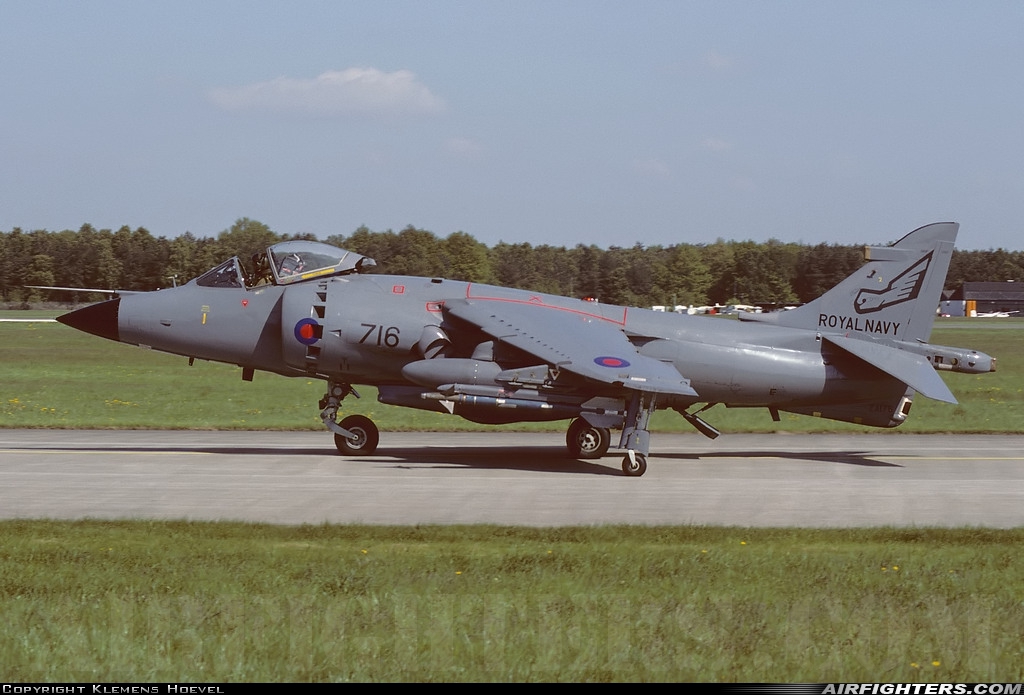 UK - Navy British Aerospace Sea Harrier FRS.1 ZA176 at Munster / Osnabruck (- Greven) (FMO / EDDG), Germany