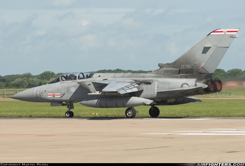 UK - Air Force Panavia Tornado F3 ZE785 at Coningsby (EGXC), UK
