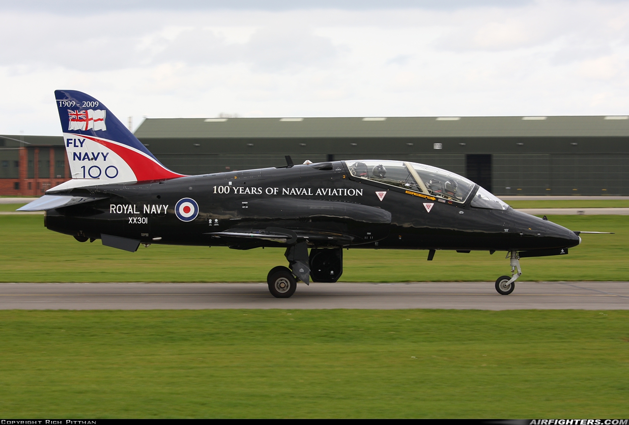 UK - Navy British Aerospace Hawk T.1A XX301 at Yeovilton (YEO / EGDY), UK