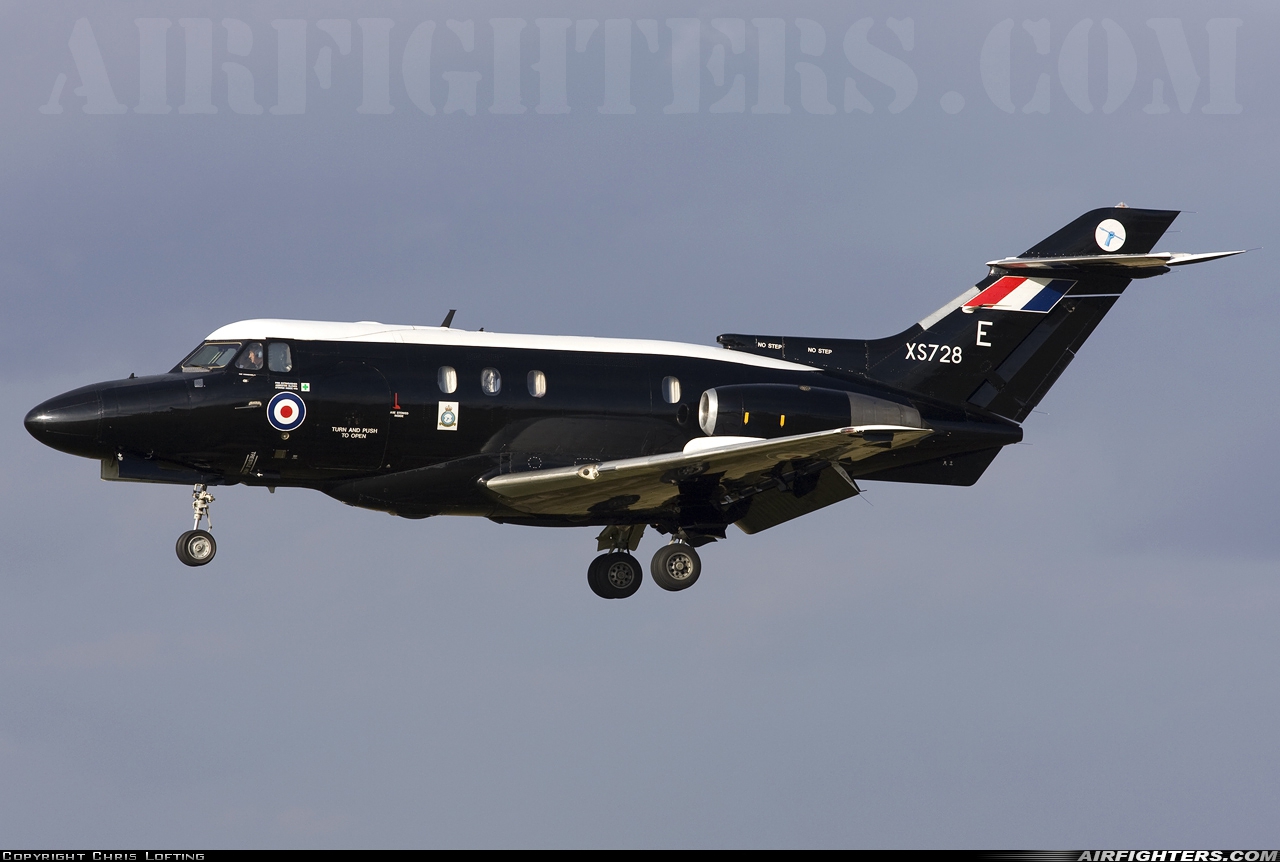 UK - Air Force Hawker Siddeley HS-125-2 Dominie T1 XS728 at Cranwell (EGYD), UK