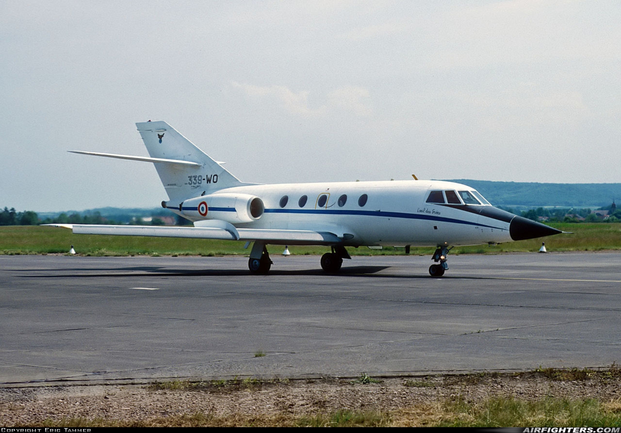 France - Air Force Dassault Falcon (Mystere) 20SNA 483 at Luxeuil - St. Sauveur (LFSX), France