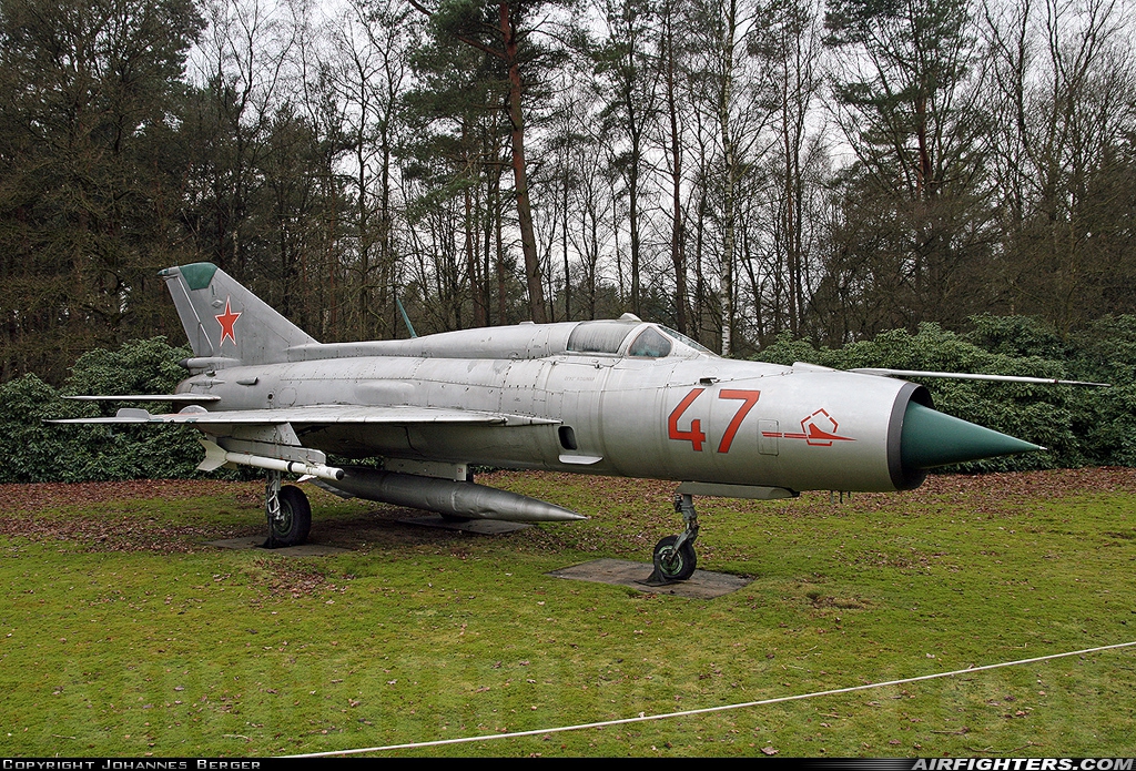 Russia - Air Force Mikoyan-Gurevich MiG-21PFM  at Off-Airport - Kamp Zeist, Netherlands