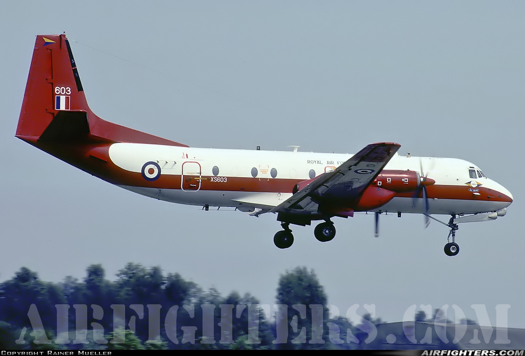 UK - Air Force Hawker Siddeley HS-780 Andover E3 XS603 at Gutersloh (GUT / ETUO), Germany