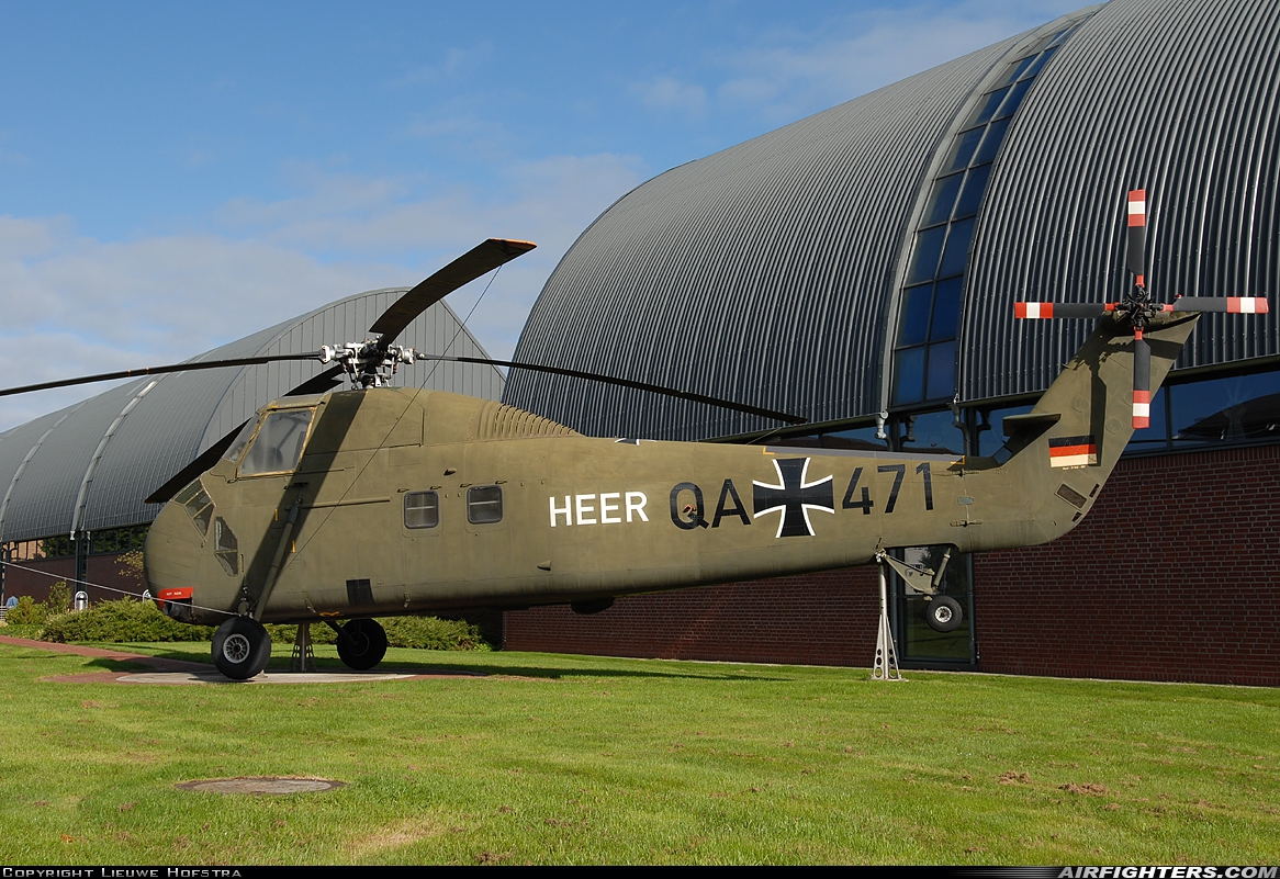 Germany - Army Sikorsky H-34A Choctaw QA+471 at Buckeburg (- Achum) (ETHB), Germany