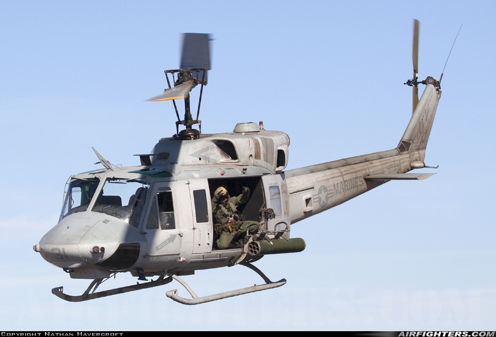 USA - Marines Bell UH-1N Iroquois (212) 159208 at El Centro - NAF (NJK / KNJK), USA