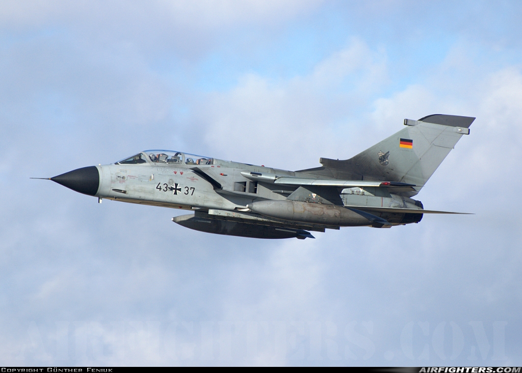 Germany - Air Force Panavia Tornado IDS(T) 43+37 at Neuburg - Zell (ETSN), Germany