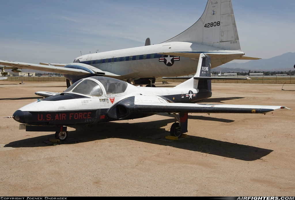 USA - Air Force Cessna T-37B Tweety Bird (318B) 57-2316 at Riverside - March ARB (AFB / Field) (RIV / KRIV), USA