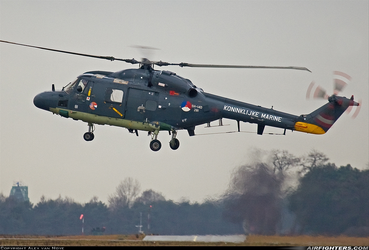 Netherlands - Navy Westland WG-13 Lynx SH-14D 281 at Breda - Gilze-Rijen (GLZ / EHGR), Netherlands