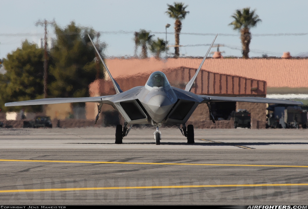 USA - Air Force Lockheed Martin F-22A Raptor 06-4128 at Las Vegas - Nellis AFB (LSV / KLSV), USA