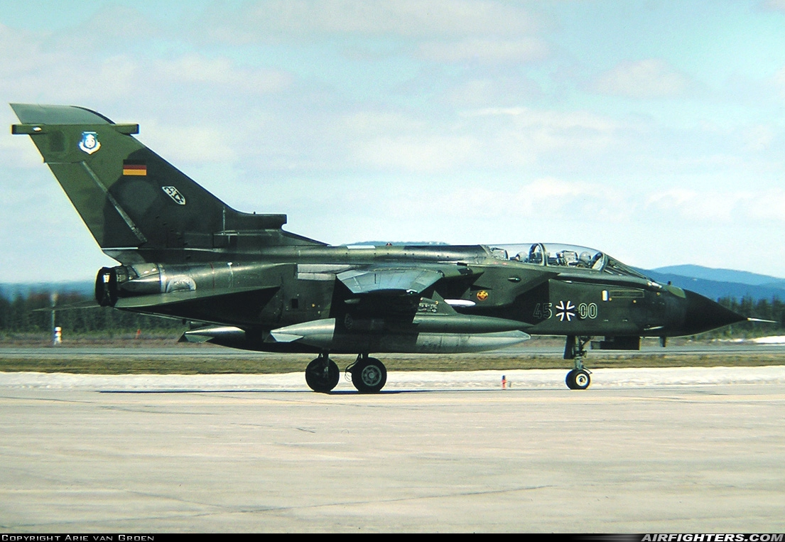Germany - Air Force Panavia Tornado IDS 45+00 at Goose Bay (YYR / CYYR), Canada