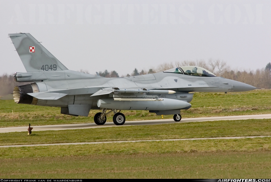 Poland - Air Force General Dynamics F-16C Fighting Falcon 4049 at Florennes (EBFS), Belgium