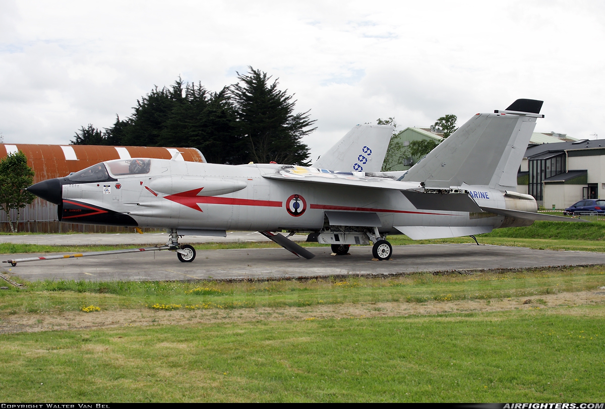 France - Navy Vought F-8P Crusader 11 at Landivisiau (LDV / LFRJ), France