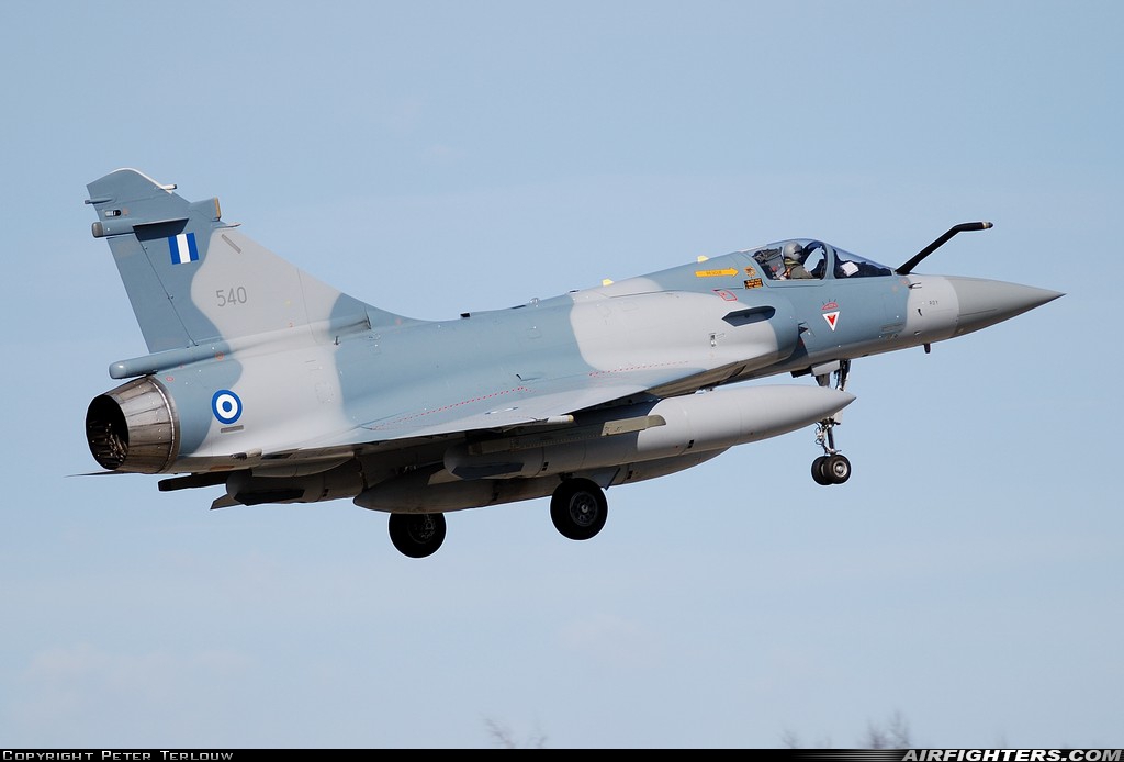 Greece - Air Force Dassault Mirage 2000EG 540 at Florennes (EBFS), Belgium