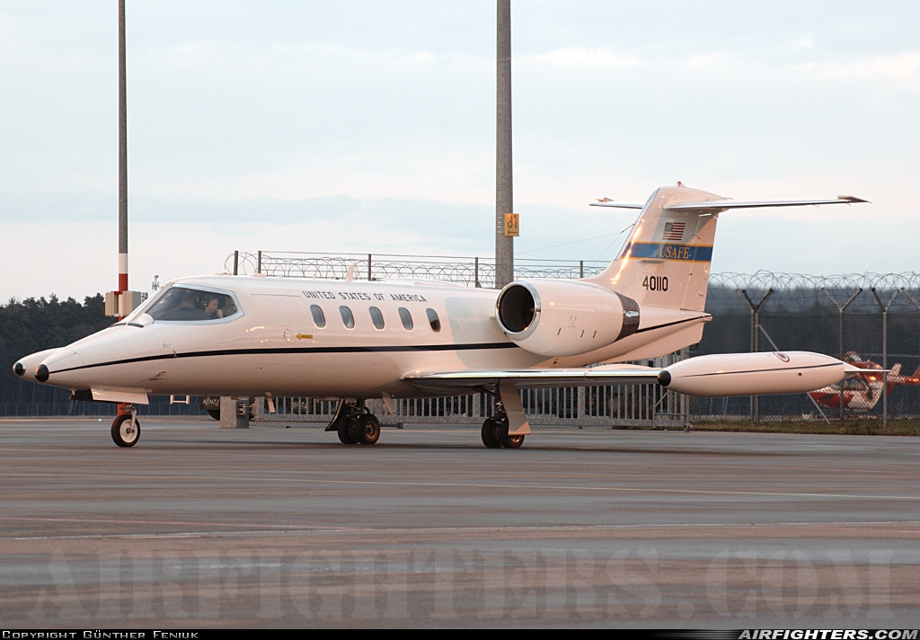 USA - Air Force Learjet C-21A 84-0110 at Nuremberg (NUE / EDDN), Germany